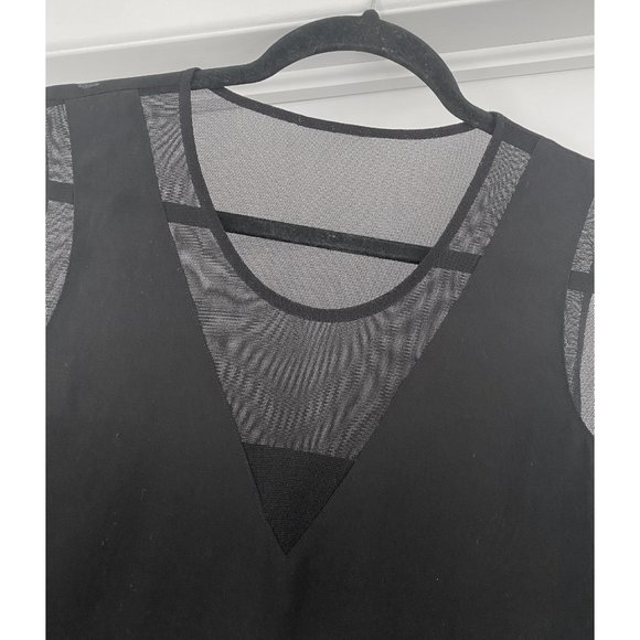 Helmut Lang "Nexa" Mesh Insert Top in Black, size Small - Picture 6 of 8